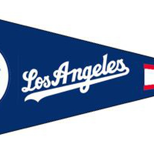 Los Angeles Dodgers Text Logo transparent PNG - StickPNG