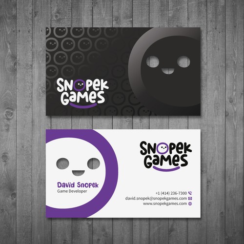 Business Cards for an indie Game Developer Design by Tcmenk