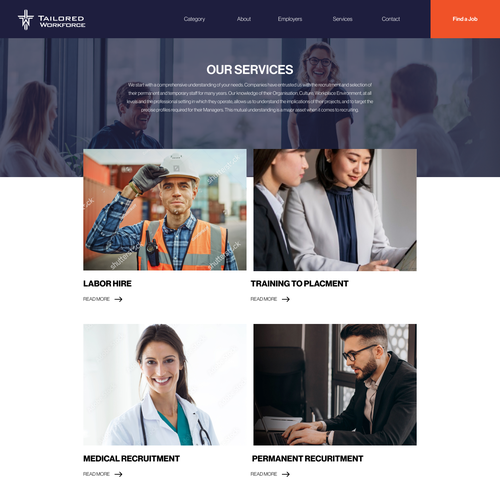 Job Recruitment Website Design by Regar Aldo