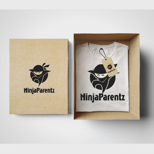 Logo design for ninja mama mother and baby products company, Logo design  contest