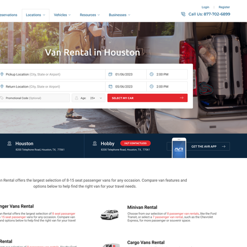 Landing page design contest entry by DoubleK