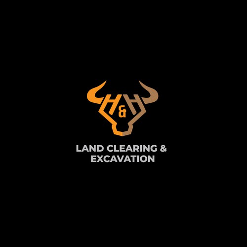 LOGO AND LETTER HEAD FOR H&H LAND CLEARING AND EXEXCAVATION Design réalisé par Eeshu