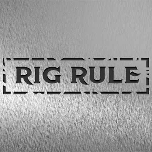 Rig Rule needs Lettering Design (wordmark) Design by designRays