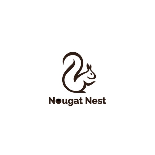 Simple yet elegant Squirrel design Diseño de Greycell design