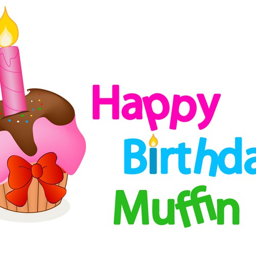 Design di New logo wanted for Happy Birthday Muffin di Alexandr_ica