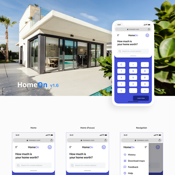 Design by andre.senna titled "Home value App"