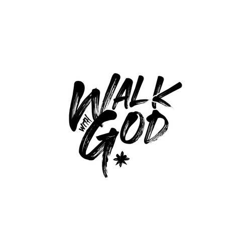 Walk With God Minimalist Luxury Logo for a Modern Faith & Fashion Brand Design by Art Pen