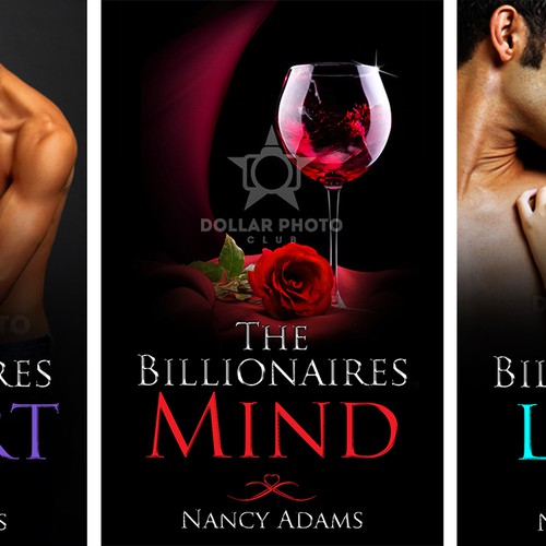 Design di Create Appealing Romance Cover for New Billionaire Romance Trilogy! di PinaBee