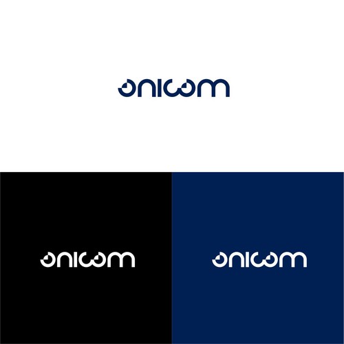Create a modern, elegant, and professional logo for Onicom Design by Atharash