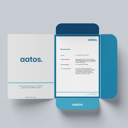 Stationaries for legal docs! (A4 Envelope, Folder, A4 Document) Design by empowerdesign