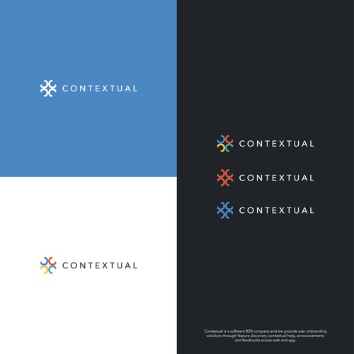 Design a creative professional and playful logo for "contextual". Please read the brief :-) Design by dadidam