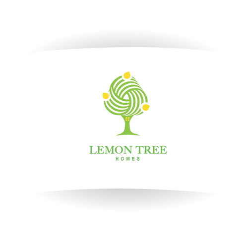 Lemon Tree Houses Logo Folegandros Island Resort in Greece! Design by Outer Space Media