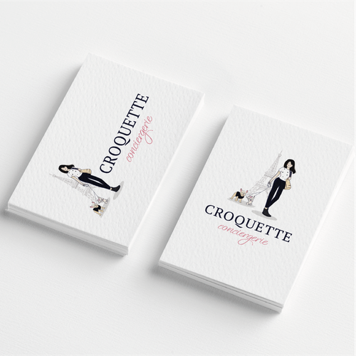 Créer un logo chic et cool pour une conciergerie parisienne de services pour animaux Design by OfélieDesign