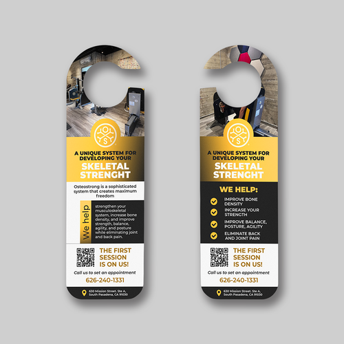 FLYER DOOR HANGERS! Design by iasstrap
