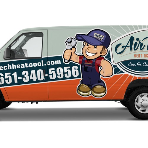 Create the next signage for Airtech heating and cooling Design by Ironhide!