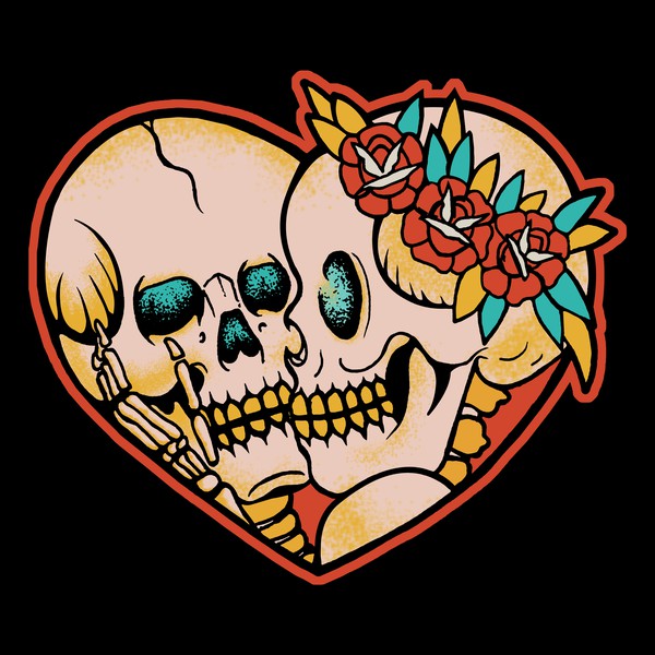 Old School Tattoo Style Illustration