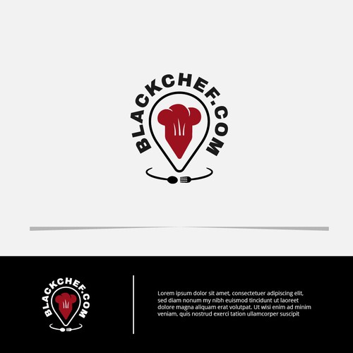 Black Chef Directory Design von Mithuncreation
