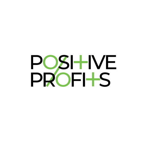 Positive Profits Logo Diseño de Victor Langer