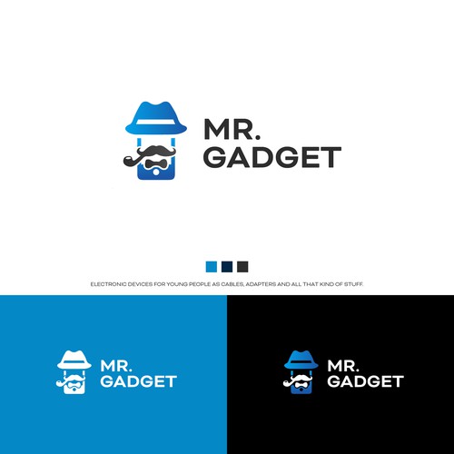 Design a hipster logo for electronic accesories for Mr. Gadget Design by Qinzi Std