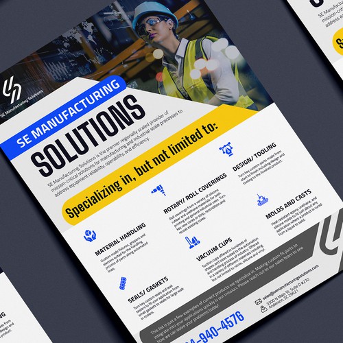 Clean single page line card for potential customers Design by FathurRahman