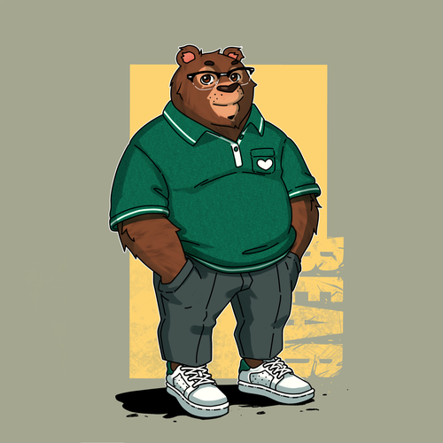 Little GeorgeさんのYeah I know, another Bear design. But Let's make this one is special with Love.デザイン