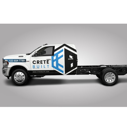 Truck and Trailer Wrap Design by xen art