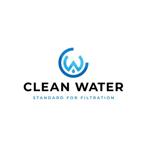 Simple Clean Logo for Water Filtration Company Design by Elleve