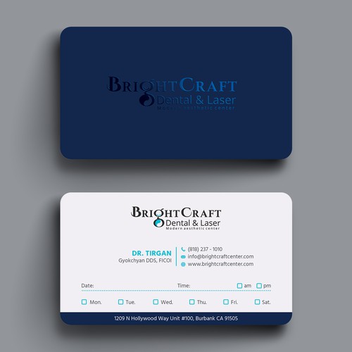 コンペ「Modern Dental and Medical SPA business card」のデザイン by Hasanssinさん 