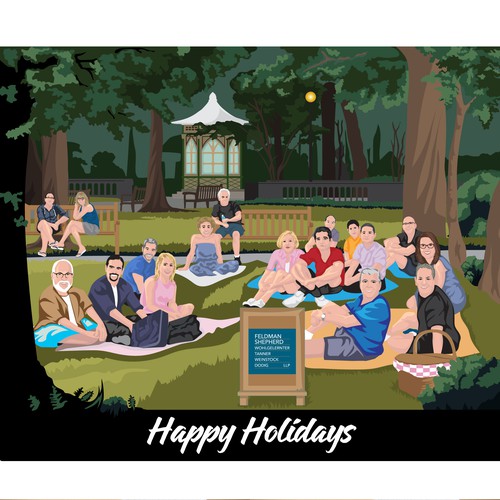 Modern Holiday Card Contest Design by _Nyx_