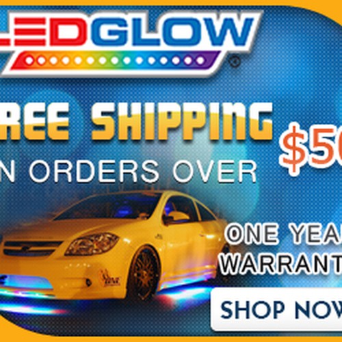 Design LEDGlow's New Banner Ads! Design by nelso