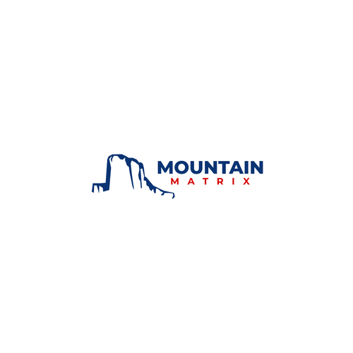 Mountain Matrix Logo Design by CAPSLOCK_ART