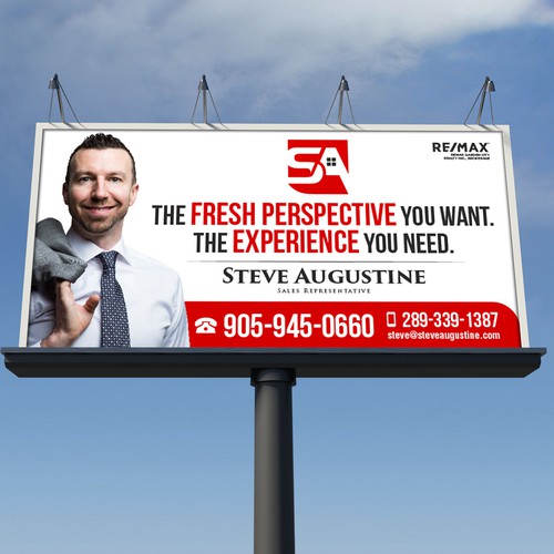 Create a Billboard for a mid level luxury realtor | Signage contest