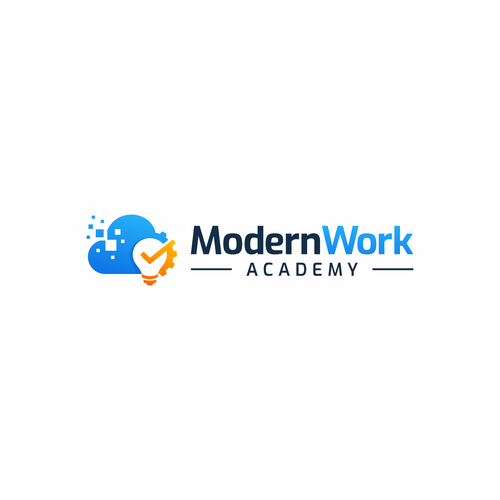 Logo eLearning Plattform Microsoft Cloud (Modern Work Academy) Diseño de immortal™
