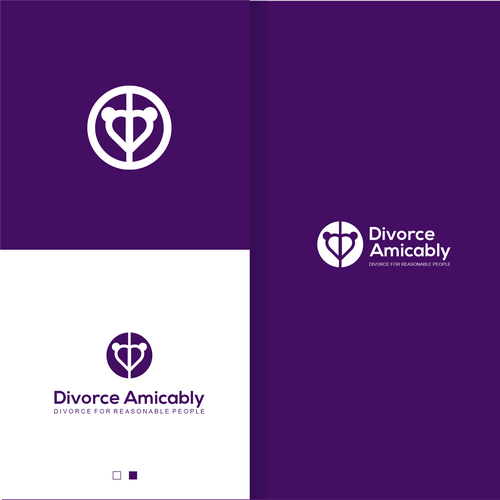 Logo for a new, healthy way for reasonable people to divorce Design by Elesense