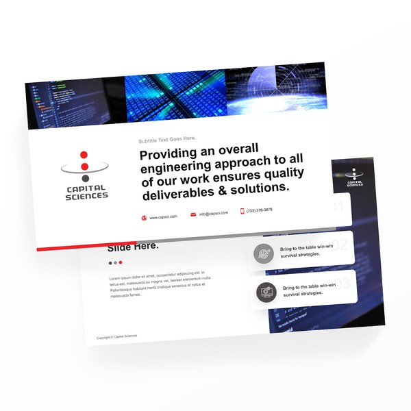 Innovative Aviation technology firm seeks powerpoint template