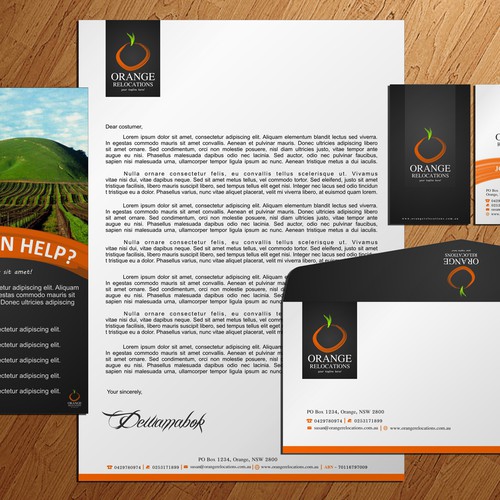 Design di Help Orange Relocations with its first identity di dewamabok