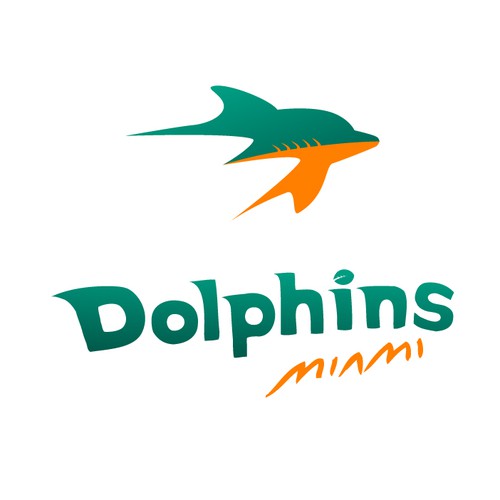 Design 99designs community contest: Help the Miami Dolphins NFL team re-design its logo! di Yellow Slavo