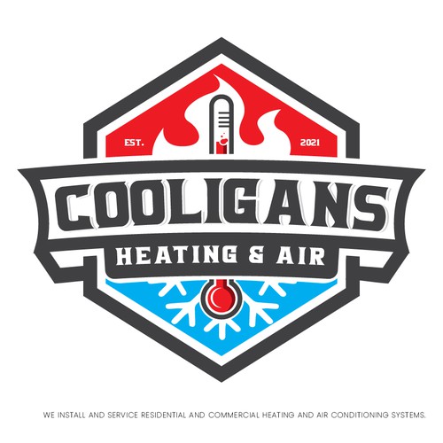 Please! Need help with a logo design to represent our heating and air conditioning company Design by "Pintados"