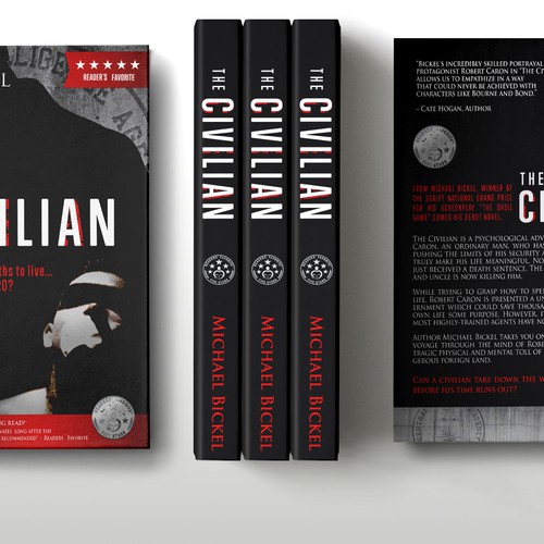 An ICONIC looking book cover for a 5 star reviewed manuscript Design by Levro