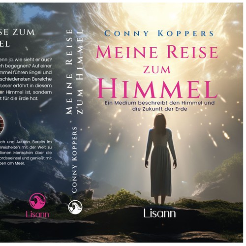 Cover for spiritual book My Journey to Heaven Design by Brizine