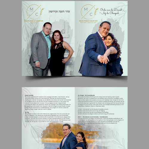 Wedding leaflet/booklet Design by DezinDragonz