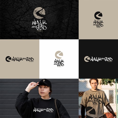 Walk With God Minimalist Luxury Logo for a Modern Faith & Fashion Brand Design by Alexander Ryashin