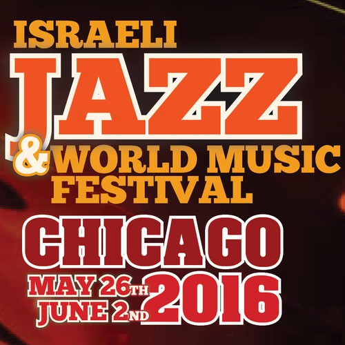 Israeli Jazz and World Music Festival Design por Studio98NL