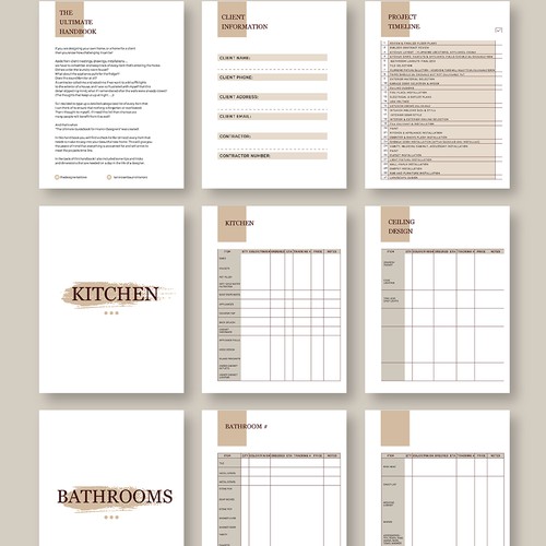 design a layout for a planner Design by newdesign49