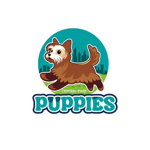 Design a heartfelt, modern logo for a brand that brings families and puppies together. Design by Vel66