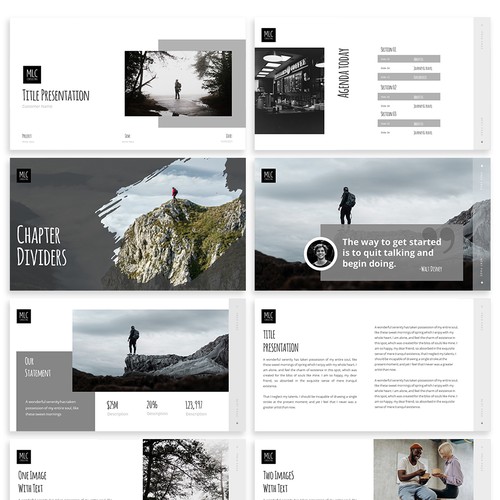 PowerPoint template contest entry by SlideFactory