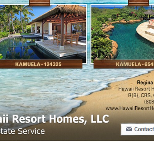 Hawaii Luxury Real Estate Facebook Cover Design by Dewking