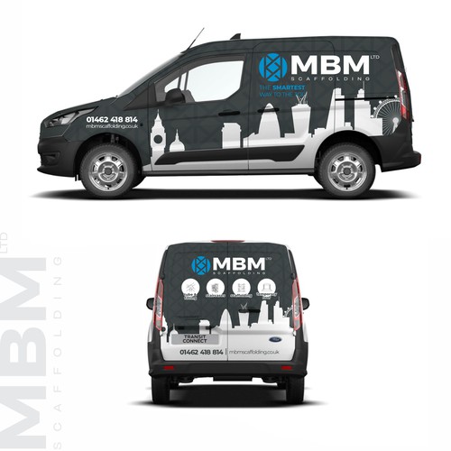 MBM Scaffolding - Van Design Design by Daniel Quaresma