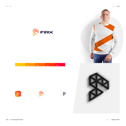 The new Firx Inc. brand identity, the european digital money leader. Design by AEI™