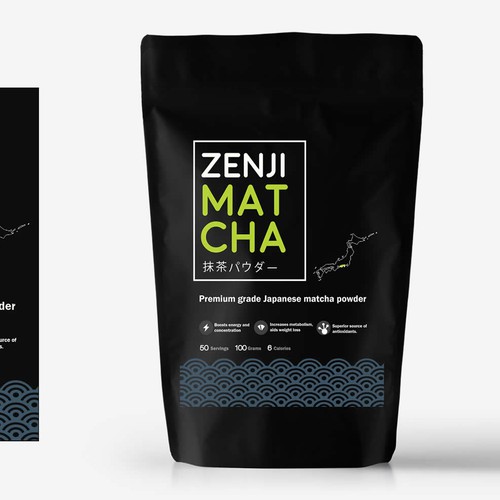 Japanese Matcha Product Needs Label - *GUARANTEED & BLIND* Design by cynemes